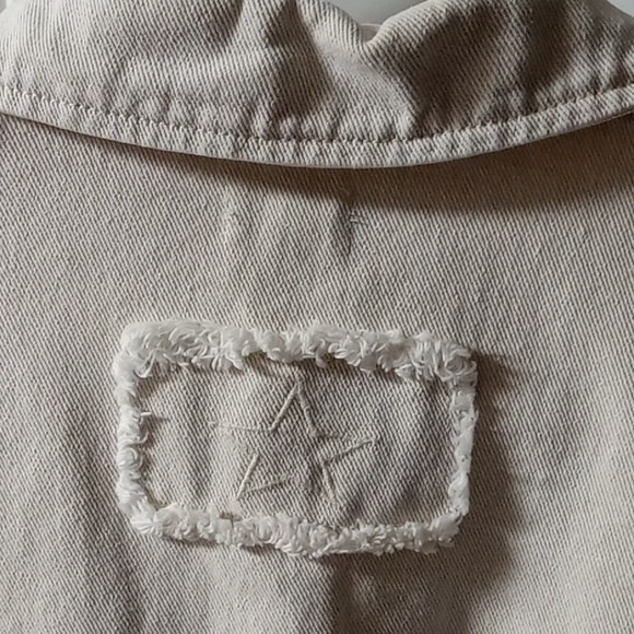 POL Cream Jacket with Crochet Sleeves - Picture 5 of 5